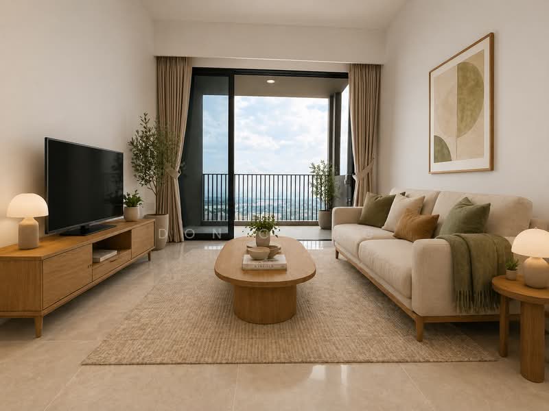 Cheap, move in condition, no extension, unblock landed and nature view, MRT and mall below, , 4 Bedrooms, 990 sqft, Condominium For Sale, by Don Cheng, 500115221 - Living Room - PropertyGuru.com.sg