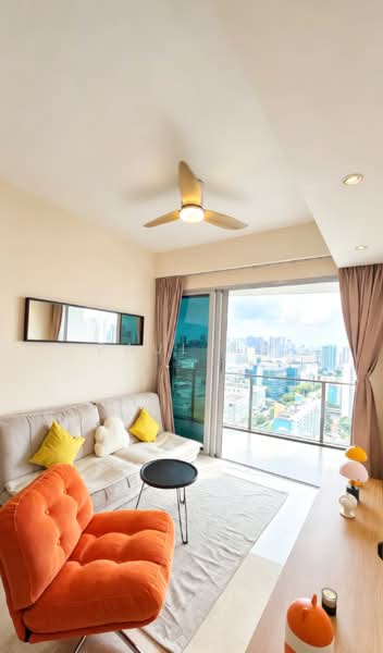 Eight Riversuites, 2 Whampoa East, 2 Bedrooms, 700 sqft, Condominium For Rent, by Paul Ng, 500115354 - Living Room - PropertyGuru.com.sg