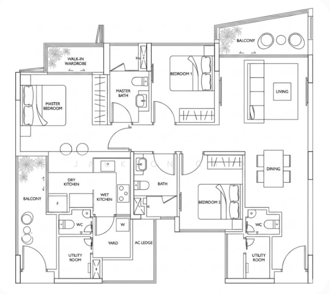 Archipelago, Bedok Reservoir Road, 3 Bedrooms, 1,184 sqft, Condominium For Sale, by Jackson Chia, 500115523 - PropertyGuru.com.sg