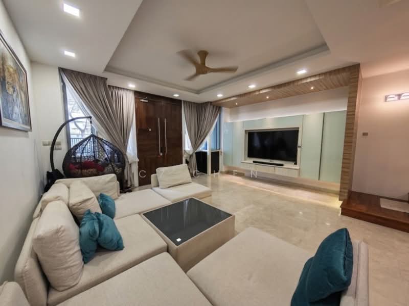 Springside Avenue, Springside Avenue, 5 Bedrooms, 4,155 sqft, Terraced House For Sale, by Cz Chen, 500115570 - Living Room - PropertyGuru.com.sg