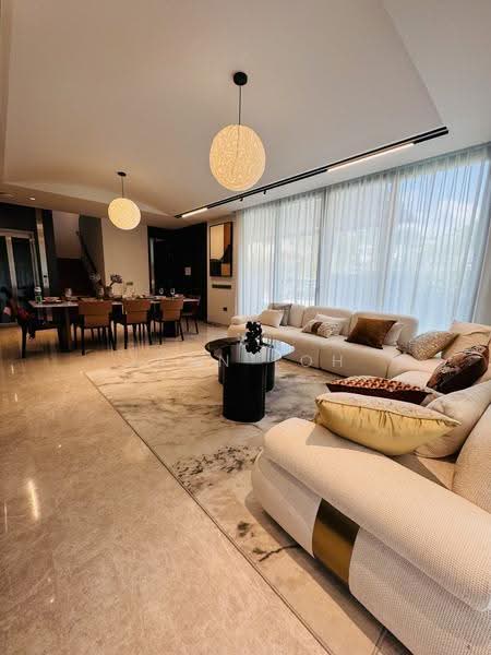 Villas @ Greenbank Park, 50 Greenbank Park, Clementi Park / Upper Bukit Timah, 5 Bedrooms, 5,436 sqft, Semi-Detached House For Sale, by Lynn Loh, 500115606 - Living Room - PropertyGuru.com.sg