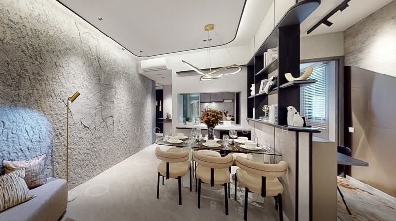 The LakeGarden Residences, 80 Yuan Ching Road, 3 Bedrooms, 1,292 sqft, Condominium For Sale, by Douglas Goh, 500115622 - Dining Room - PropertyGuru.com.sg