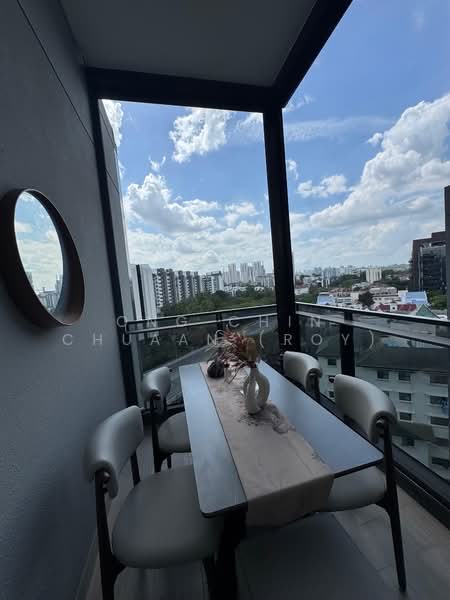 Leedon Green, 34 Leedon Heights, 3 Bedrooms, 786 sqft, Condominium For Sale, by Ong Chin Chuaan (Roy), 500115640 - Balcony - PropertyGuru.com.sg