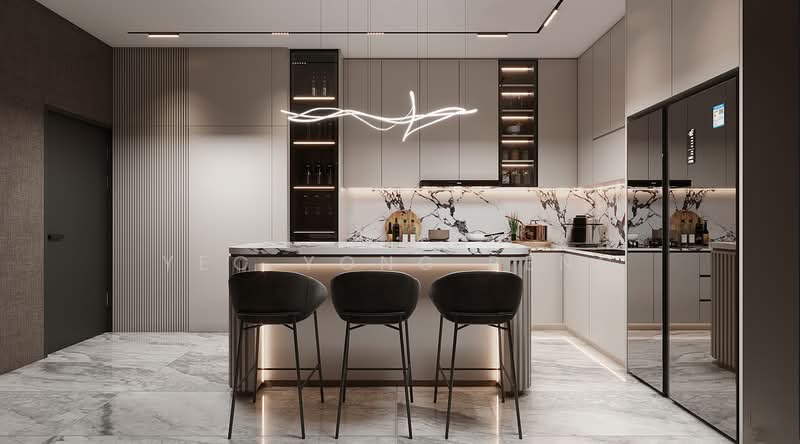 Watten Estate Brand New Freehold Bungalow, Watten Estate Road | Hillcrest Road | Watten Rise, 6 Bedrooms, 8,264 sqft, Bungalow House For Sale, by Yeo Yong Peng, 500115703 - Kitchen - PropertyGuru.com.sg