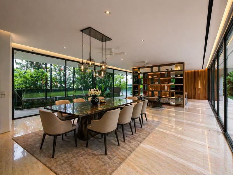 🌟 FINEST GCB good class bungalow off Old Holland, Bukit Timah GCB good class bungalow, 7 Bedrooms, 10,450 sqft, Bungalow House For Rent, by Julius WL Fock, 500115736 - Dining Room - PropertyGuru.com.sg