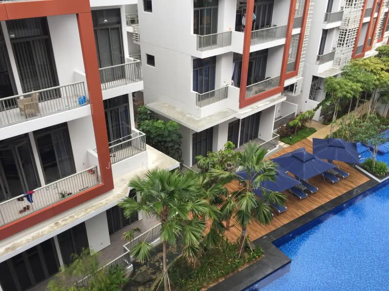 The Creek @ Bukit, 17 Toh Tuck Road, 1 Bedroom, 463 sqft, Condominium For Rent, by Janet Fong, 500115860 - View from balcony - PropertyGuru.com.sg