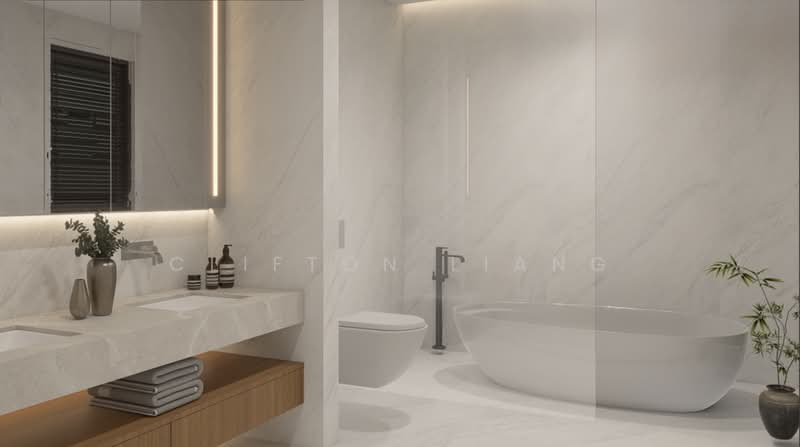 💫 New Bishan Semi-Detached w Basement & Pool, Clover Road, Jalan Insaf, 5 Bedrooms, 5,617 sqft, Semi-Detached House For Sale, by Clifton Liang, 500115880 - Bathroom - PropertyGuru.com.sg