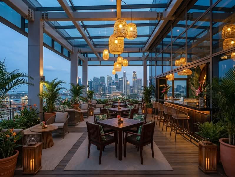 Rooftop F&B Space near Tanjong Pagar MRT with 360 degree views, Chinatown / Tanjong Pagar, 7,285 sqft, Food & Beverage For Rent, by Eric Chan 陳鴻運, 500115901 - Rare Rooftop F&B Space - CommercialGuru.com.sg