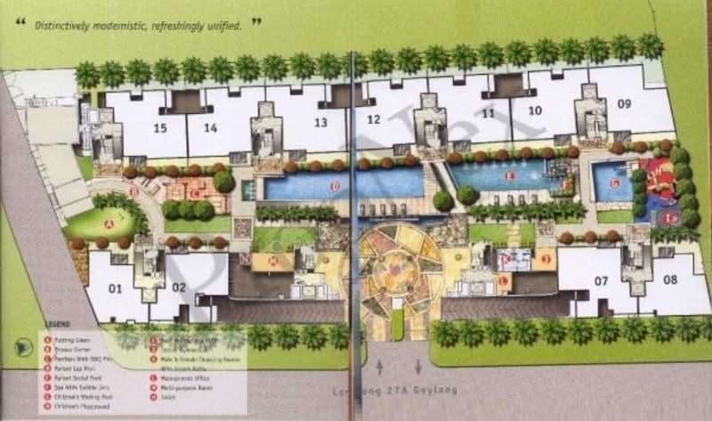 Sims Green, 7 Lorong 27A Geylang, 3 Bedrooms, 1,238 sqft, Apartment For Rent, by Lucy Li Xi, 500115924 - PropertyGuru.com.sg