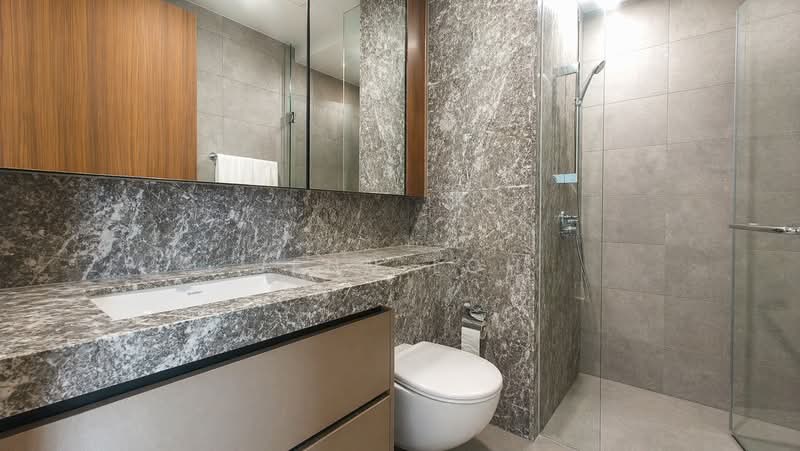 Bathroom after staging 