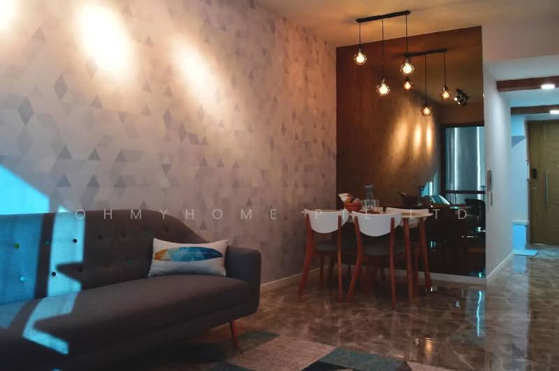 The Santorini, 31 Tampines Street 86, 2 Bedrooms, 743 sqft, Condominium For Sale, by OHMYHOME PTE LTD, 500116112 - Living Room - PropertyGuru.com.sg