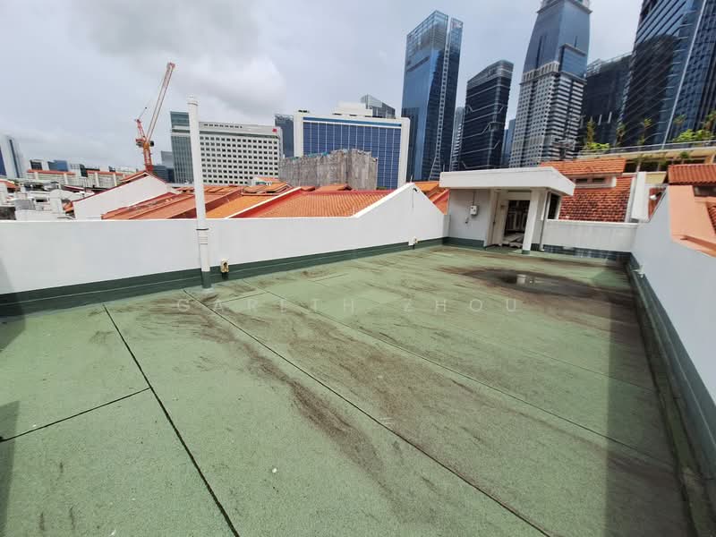 Level 3 & Attic Tras Street – Exclusive Roof Terrace | Office / Creative Space, Tras Street | Tanjong Pagar | Duxton | Club Street, 2,500 sqft, Shop / Shophouse For Rent, by Gareth Zhou, 500116117 - Roof - CommercialGuru.com.sg