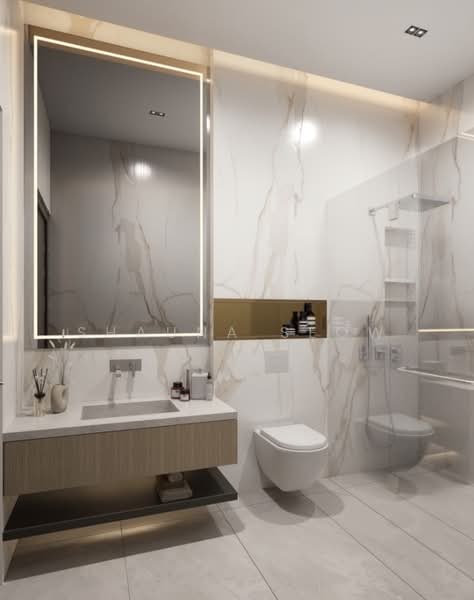 Brand New FREEHOLD 2.5 Storey Semi-D with Basement & Pool, Jalan Insaf, 5 Bedrooms, 5,671 sqft, Semi-Detached House For Sale, by Shauna Seow, 500116212 - Bathroom - PropertyGuru.com.sg