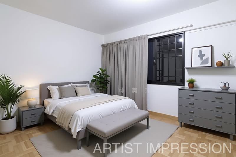 108 Bedok Reservoir Road, 108 Bedok Reservoir Road, 3 Bedrooms, 1,001 sqft, HDB Flat For Sale, by Bee 林美玲, 500116232 - Bedroom 3 (Artist Impression) - PropertyGuru.com.sg
