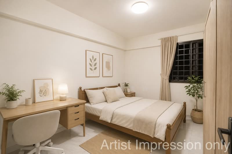 108 Bedok Reservoir Road, 108 Bedok Reservoir Road, 3 Bedrooms, 1,001 sqft, HDB Flat For Sale, by Bee 林美玲, 500116232 - Bedroom (AI) - PropertyGuru.com.sg