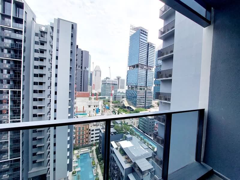 The M, 36 Middle Road, 2 Bedrooms, 753 sqft, Condominium For Sale, by Winnie Lee, 500116235 - Balcony - PropertyGuru.com.sg