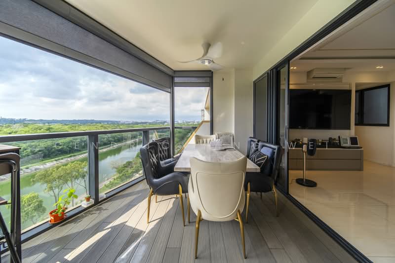 Riverfront Residences, 41 Hougang Avenue 7, 4 Bedrooms, 1,485 sqft, Condominium For Sale, by Cendrick Ang Wei Xiang, 500116278 - Balcony - PropertyGuru.com.sg