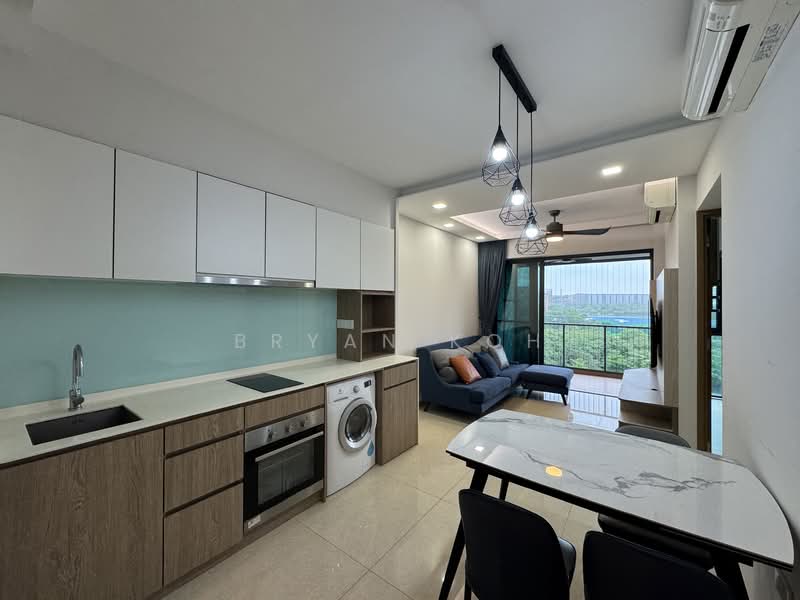 Kingsford Waterbay, 68 Upper Serangoon View, 2 Bedrooms, 678 sqft, Condominium For Rent, by Bryan Koh, 500116337 - Living Room - PropertyGuru.com.sg