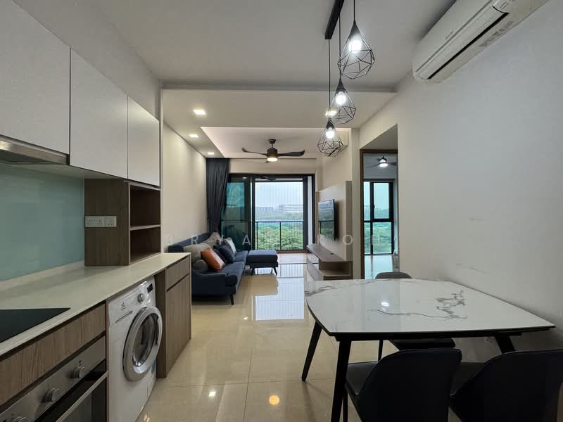 Kingsford Waterbay, 68 Upper Serangoon View, 2 Bedrooms, 678 sqft, Condominium For Rent, by Bryan Koh, 500116337 - Living Room - PropertyGuru.com.sg