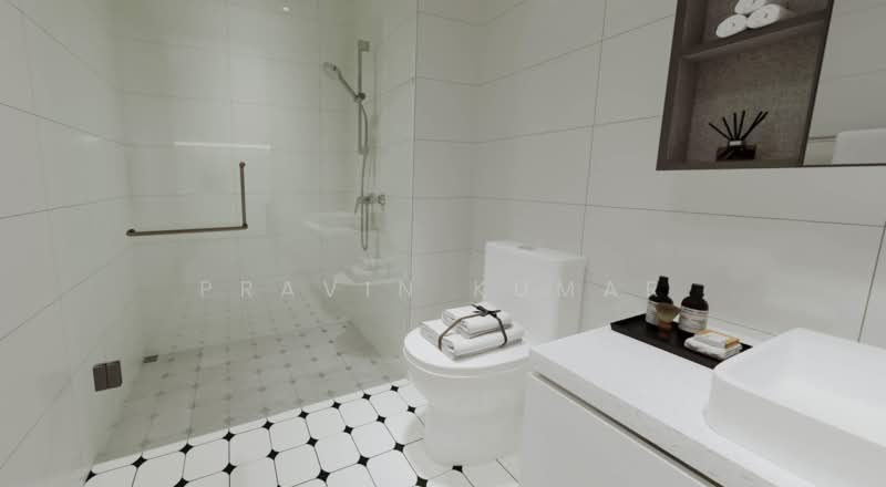 Kovan Jewel, 51 Kovan Road, 1 Bedroom, 624 sqft, Condominium For Sale, by Pravin Kumar, 500116354 - Bathroom - PropertyGuru.com.sg