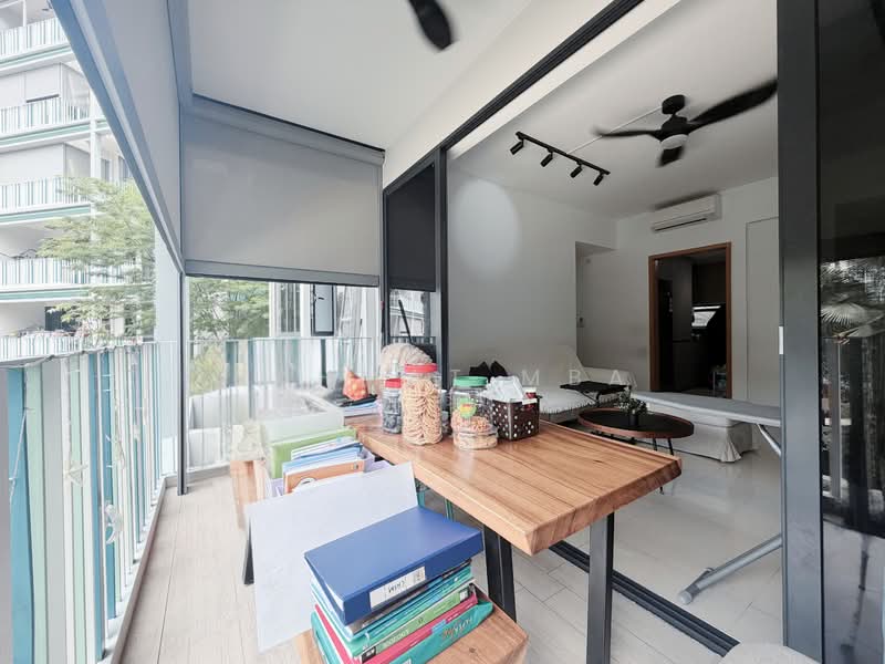 The Jovell, 15 Flora Drive, 3 Bedrooms, 904 sqft, Condominium For Sale, by Rahmat MBA, 500116362 - Balcony - PropertyGuru.com.sg