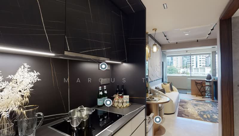 CanningHill Piers, 1 Clarke Quay, 1 Bedroom, 463 sqft, Condominium For Sale, by Marcus Tan, 500116365 - Kitchen - PropertyGuru.com.sg