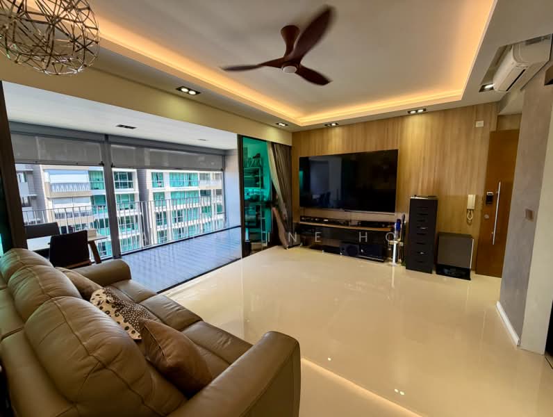 The Topiary, 15 Fernvale Lane, 4 Bedrooms, 1,389 sqft, Executive Condominium For Sale, by Angeline Ho, 500116475 - Living Room - PropertyGuru.com.sg