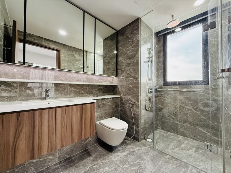 Lentor Modern, 7 Lentor Central, 3 Bedrooms, 979 sqft, Condominium For Rent, by Linda Ong, 500116542 - Master Bathroom - PropertyGuru.com.sg