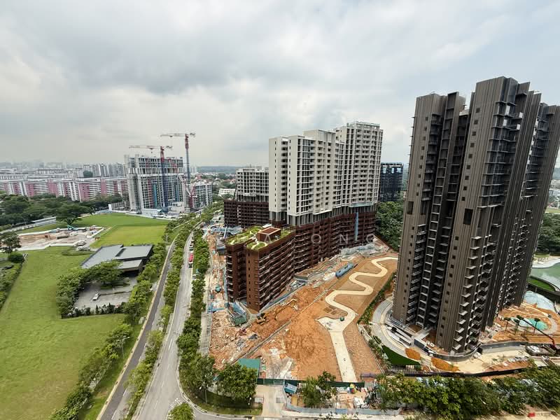 Lentor Modern, 7 Lentor Central, 3 Bedrooms, 979 sqft, Condominium For Rent, by Linda Ong, 500116542 - Unblocked View from Balcony - PropertyGuru.com.sg