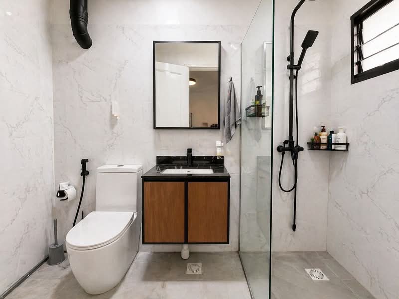 701 Woodlands Drive 40, 701 Woodlands Drive 40, 3 Bedrooms, 1,281 sqft, HDB Flat For Sale, by Sam Lim, 500116587 - Bathroom - PropertyGuru.com.sg