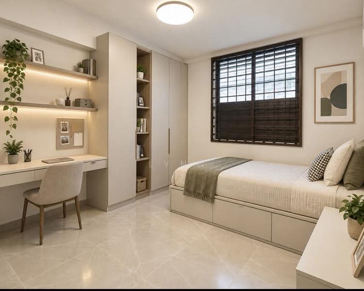 31 Holland Close, 31 Holland Close, Tanglin / Holland / Bukit Timah, 2 Bedrooms, 635 sqft, HDB Flat For Sale, by Lynn Sim, 500116915 - Artist impression of bedroom - PropertyGuru.com.sg