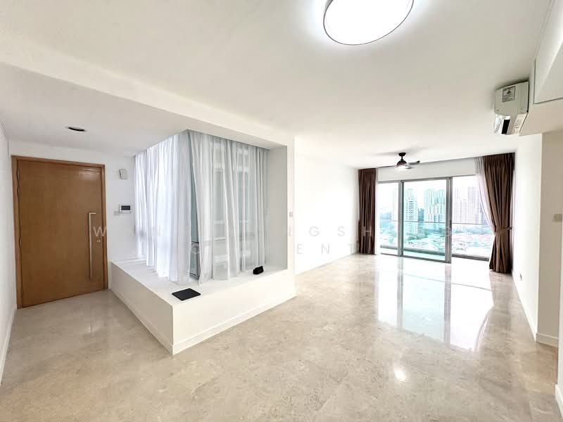 One Amber, 3 Amber Gardens, 3 Bedrooms, 1,302 sqft, Condominium For Rent, by Wang YongSheng Clement, 500116937 - Living Room - PropertyGuru.com.sg