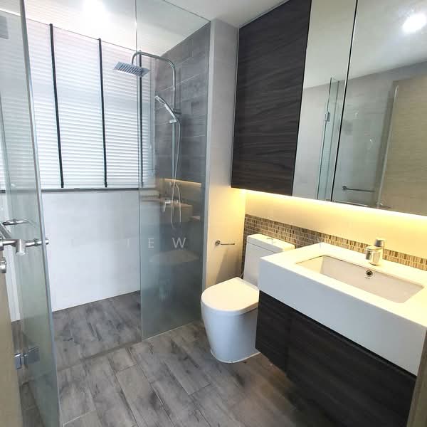 The Terrace, 102 Edgedale Plains, 3 Bedrooms, 1,001 sqft, Executive Condominium For Sale, by Chiew Jie Yi, 500117016 - Bathroom - PropertyGuru.com.sg