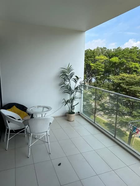 Waterfront Isle, 738 Bedok Reservoir Road, 3 Bedrooms, 1,224 sqft, Condominium For Rent, by PN. Vijay, 500117025 - Balcony - PropertyGuru.com.sg