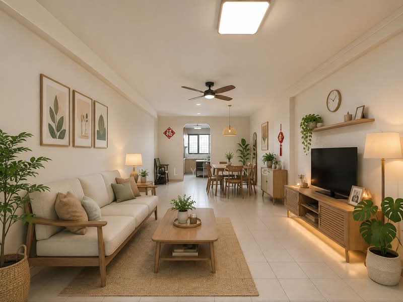 781 Yishun Ring Road, 781 Yishun Ring Road, 3 Bedrooms, 1,130 sqft, HDB Flat For Sale, by Kelly Sng, 500117104 - Living Room - PropertyGuru.com.sg
