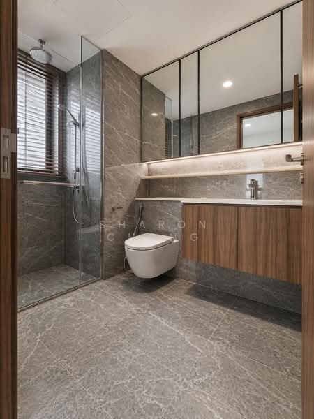Lentor Modern, 3 Lentor Central, 3 Bedrooms, 990 sqft, Condominium For Sale, by Sharon Chong, 500117107 - Bathroom - PropertyGuru.com.sg