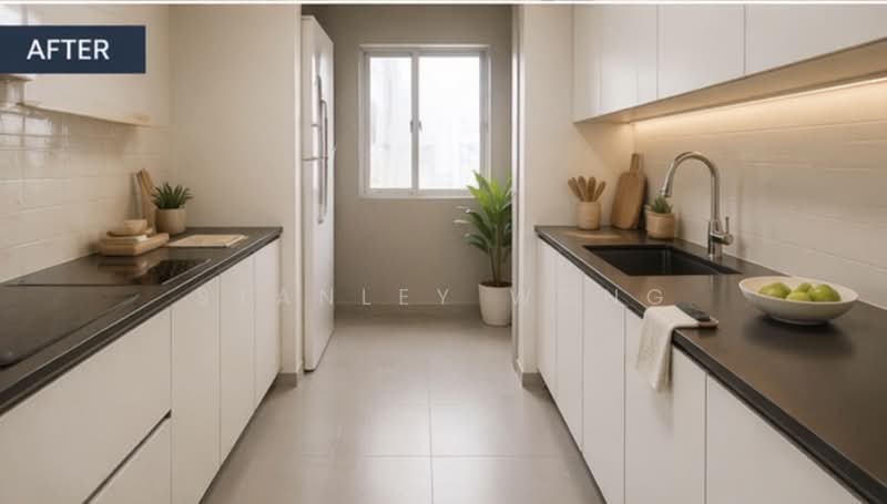 571B Woodlands Avenue 1, 571B Woodlands Avenue 1, 3 Bedrooms, 990 sqft, HDB Flat For Sale, by Stanley Wong, 500117126 - Kitchen - PropertyGuru.com.sg