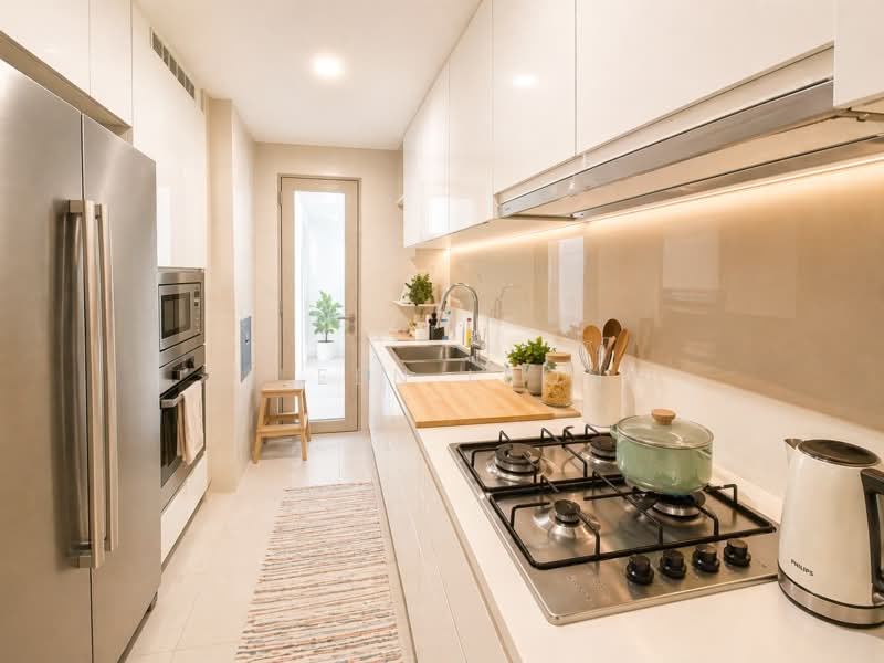 Flamingo Valley, 460 Siglap Road, 3 Bedrooms, 1,938 sqft, Condominium For Sale, by Eileen Leong, 500117164 - Kitchen - For illustration only - PropertyGuru.com.sg