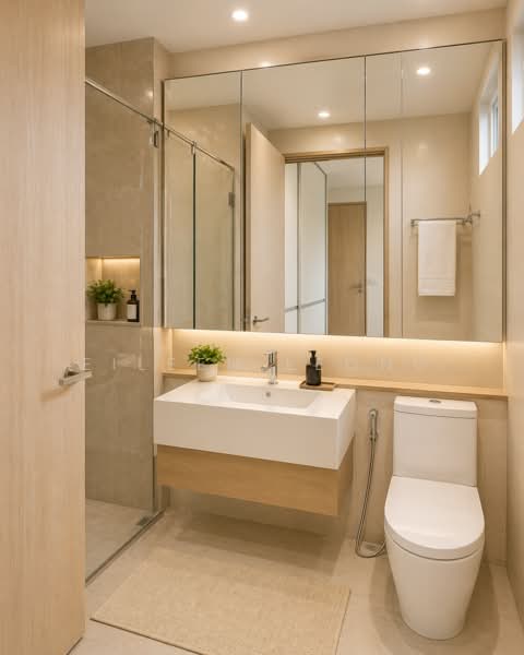 Flamingo Valley, 460 Siglap Road, 3 Bedrooms, 1,938 sqft, Condominium For Sale, by Eileen Leong, 500117164 - Bathroom - For illustration only - PropertyGuru.com.sg