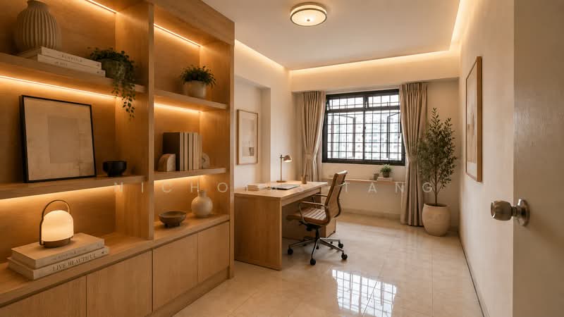 116A Rivervale Drive, 116A Rivervale Drive, 3 Bedrooms, 1,238 sqft, HDB Flat For Sale, by Nicholas Tang, 500117184 - Bedroom 1 (illustration only) - PropertyGuru.com.sg