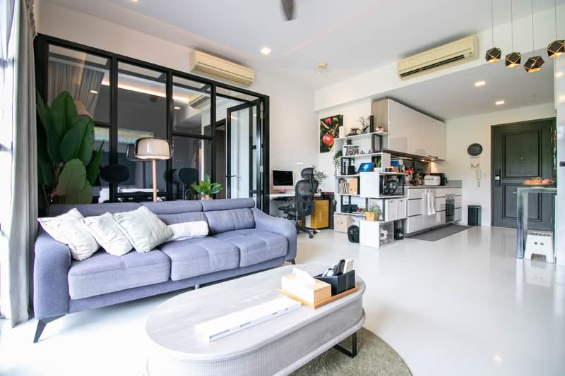 R Maisons (The Maisons), 1 Sommerville Walk, 1 Bedroom, 667 sqft, Apartment For Sale, by Tim Lin, 500117206 - Living Room - PropertyGuru.com.sg