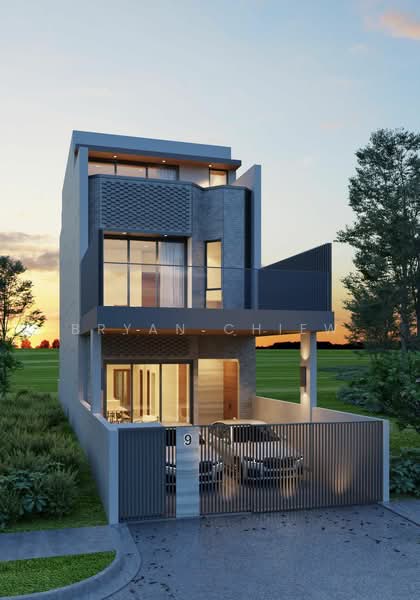 Dido Street - Brand New 2.5 Storey Inter-Terrace With Lift, Dido Street / Swan Lake Avenue / Fidelio Street, 4 Bedrooms, 3,268 sqft, Terraced House For Sale, by Bryan Chiew, 500117279 - Exterior - PropertyGuru.com.sg