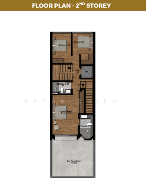 Metropole Drive - Brand New 2.5 Storey Inter-Terrace With Lift, Metropole Drive / Dido Street / Swan Lake Avenue, 4 Bedrooms, 3,757 sqft, Terraced House For Sale, by Bryan Chiew, 500117343 - PropertyGuru.com.sg