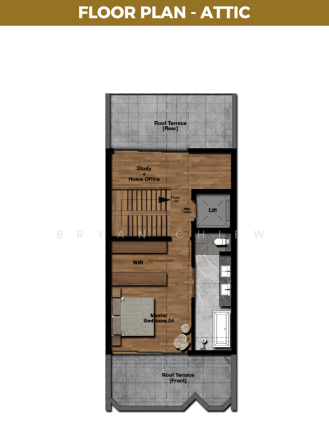 Metropole Drive - Brand New 2.5 Storey Inter-Terrace With Lift, Metropole Drive / Dido Street / Swan Lake Avenue, 4 Bedrooms, 3,757 sqft, Terraced House For Sale, by Bryan Chiew, 500117343 - PropertyGuru.com.sg