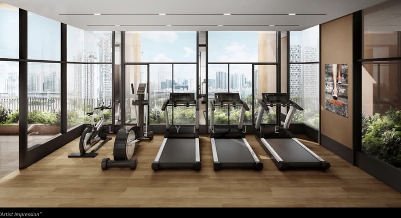 D12 Brand new Freehold condo from $2,5xx PSF, , 3 Bedrooms, 1,087 sqft, Condominium For Sale, by Lee Yin Jie, 500117382 - Gym - PropertyGuru.com.sg