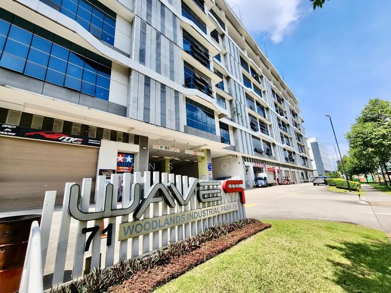 Wave 9, 71 Woodlands Industrial Park E9, 3,638 sqft, Factory / Workshop (B2) For Rent, by Hans Wong, 500117552 - Exterior - CommercialGuru.com.sg