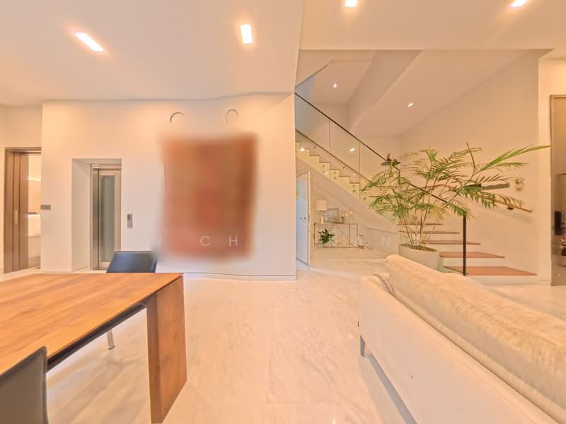 3.5 Storey Modern SemiD with Lift near Beach. Walking distance to MRT, bus stop, and mall., Pasir Ris Ave, Pasir Ris Lane, Pasir Ris Way, Pasir Ris Road, 5 Bedrooms, 5,091 sqft, Semi-Detached House For Sale, by Er Chen Kang, 500117587 - Living Room - PropertyGuru.com.sg