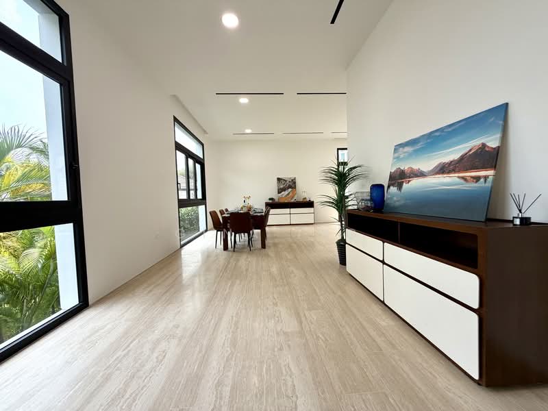 Modern Brand New Freehold Bungalow @Holland. Fantastic location, Modern brand new freehold bungalow at Holland, 5 Bedrooms, 12,109 sqft, Bungalow House For Sale, by Gina Tng, 500117604 - Dining Room - PropertyGuru.com.sg