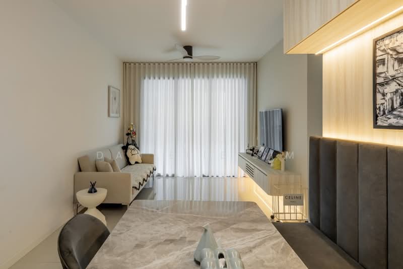 Treasure at Tampines, 57 Tampines Lane, 3 Bedrooms, 915 sqft, Condominium For Sale, by Danielle Sim, 500117620 - Living Room - PropertyGuru.com.sg