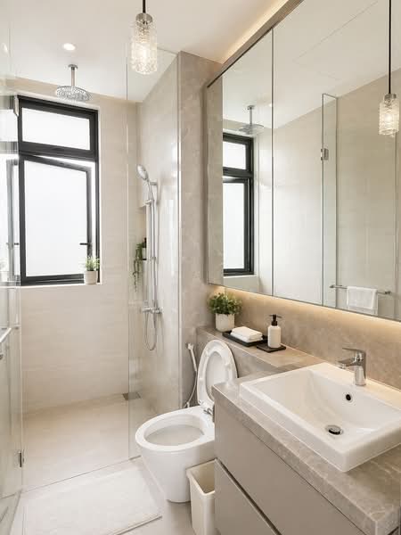 Highline Residences, 7 Kim Tian Road, 3 Bedrooms, 915 sqft, Condominium For Sale, by Alex Tan, 500117811 - Bathroom - PropertyGuru.com.sg